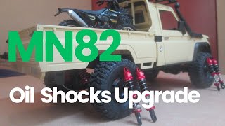 Toyota Land Cruiser MN82 53mm Injora Oil Shocks Upgrade - #injora #shocks