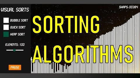 A UI for Sorting Algorithms - Python