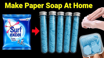 Homemade paper soap making kit/homemade paper soap/How to make paper soap/paper soap making/#soap
