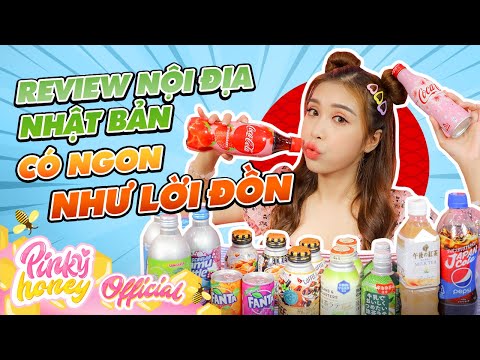 Thử Tất Cả Loại Nước Ngọt Của Nhật Bản Xem Khác Gì Với Nước Ngọt Việt Nam | PINKY HONEY | đồ ngủ nam nhật bản