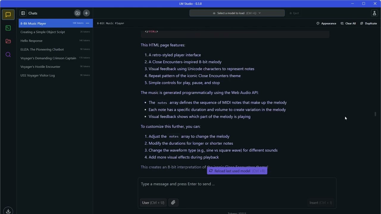 Qwen 14b Deepseek R1 Distill creating music!