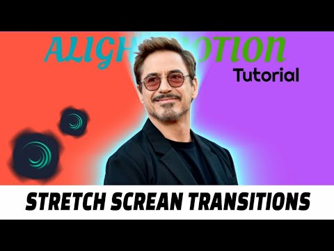 Stretch Screen Transition | Tutorial on alight motion | like Ae