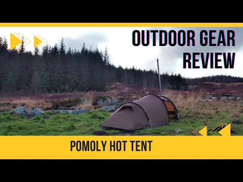 New Pomoly hot tent. Set up and first look.  Outdoor gear review