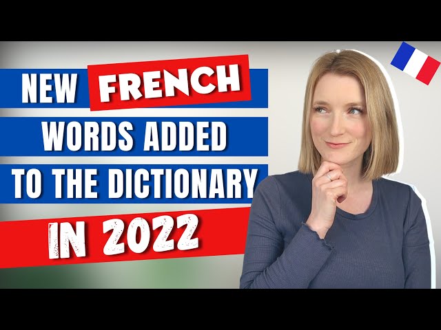 New French Words Added To The Dictionary in 2022 | French vocabulary 🇫🇷