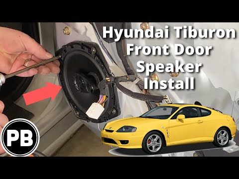 2003 - 2008 Hyundai Tiburon Front Door Speaker Install