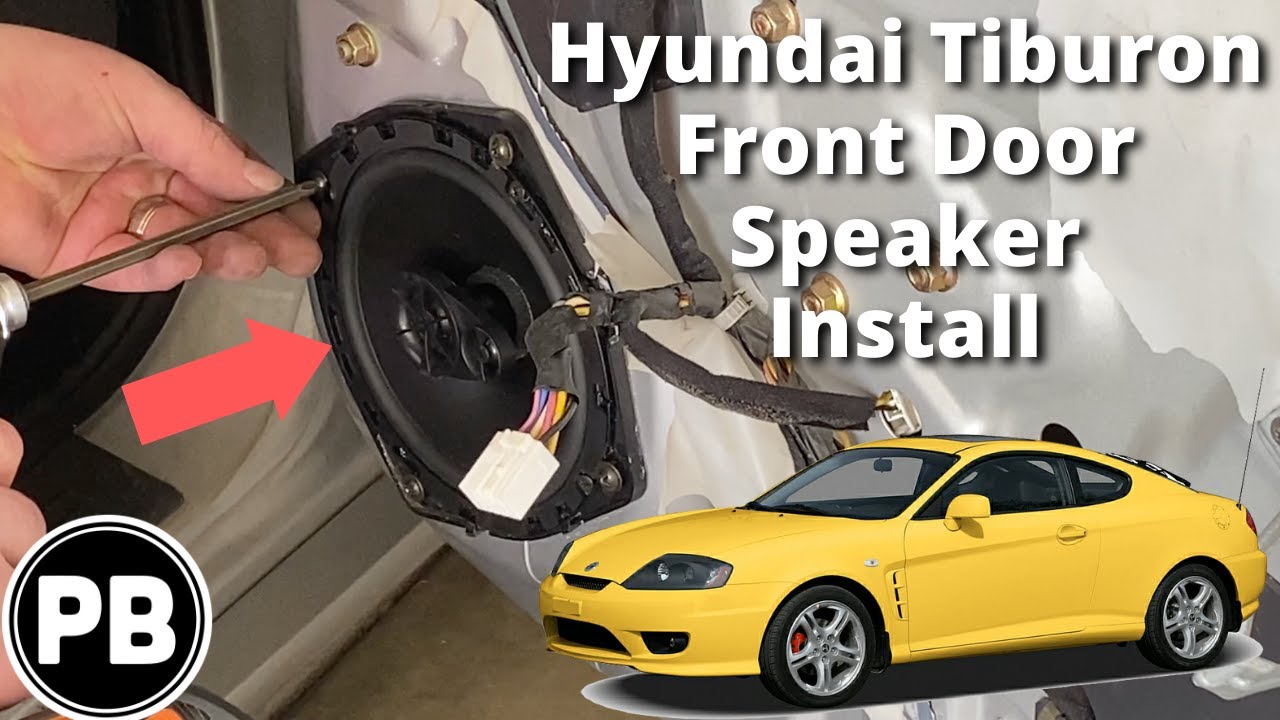2003 2008 Hyundai Tiburon Front Door Speaker Install YouTube