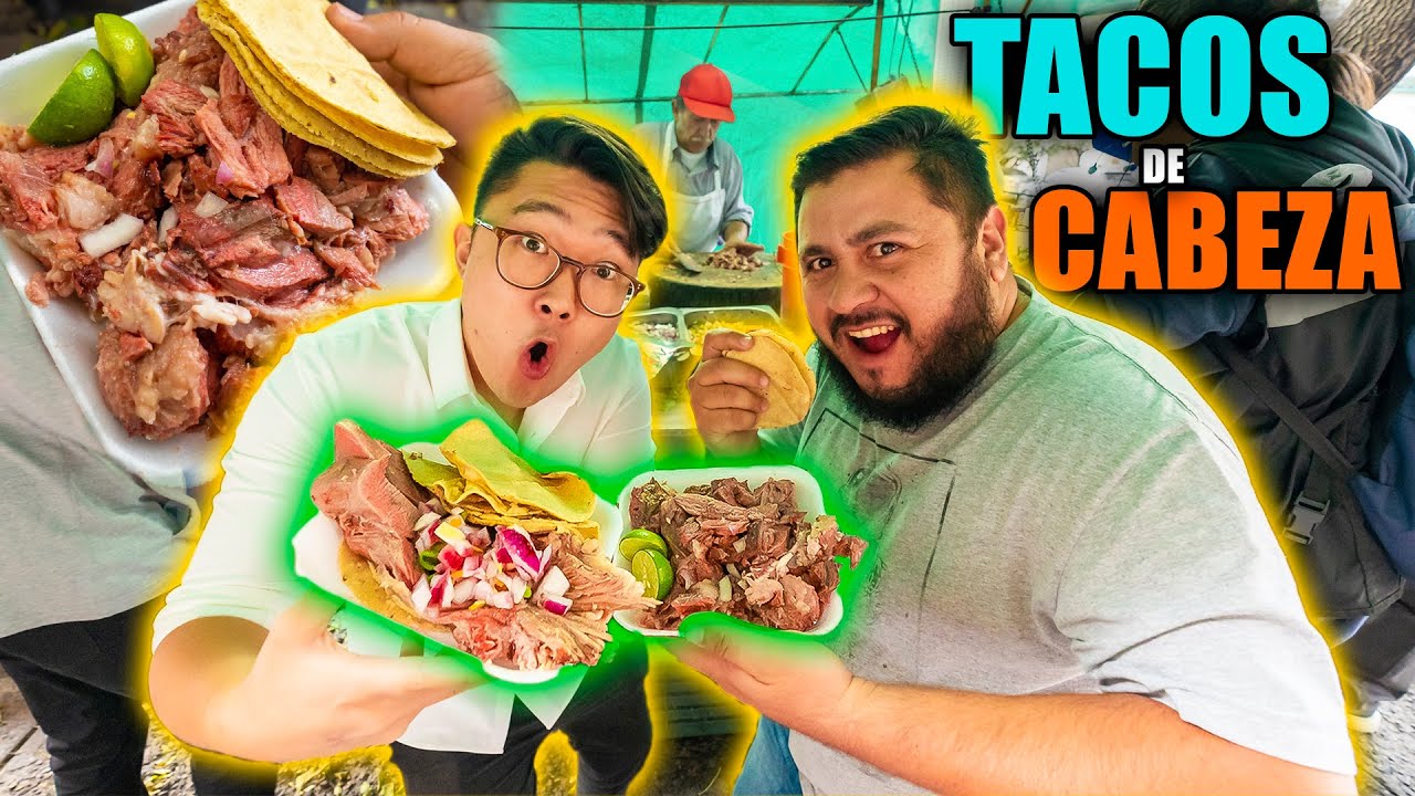 LOS FAMOSOS TACOS DE CABEZA que sirven PLATO LLENO YouTube