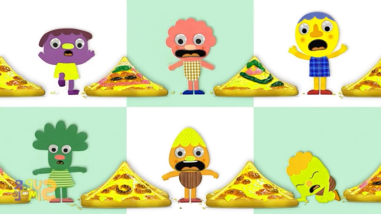 Say Oh No Song Noodle & Pals Raining Huge Pizza Intro Logo