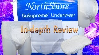 Northshore™ GoSupreme™ Adult Diaper / Pull Up In-Depth Review #incontinence #adultdiaper