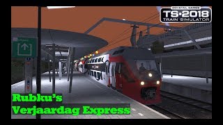 Rubku’s Verjaardag Express | Krammendijkse Deltaland v1.1 | Train Simulator 2018 screenshot 4