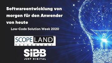 Softwareentwicklung von morgen für den Anwender von heute | Low-Code Solution Week
