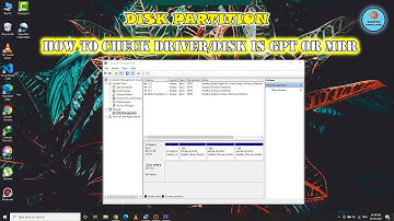 MBR or GPT ? | how to check disk/driver partition | windows 7,8,10
