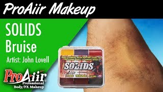 Create FX Bruise Makeup using ProAiir SOLIDS