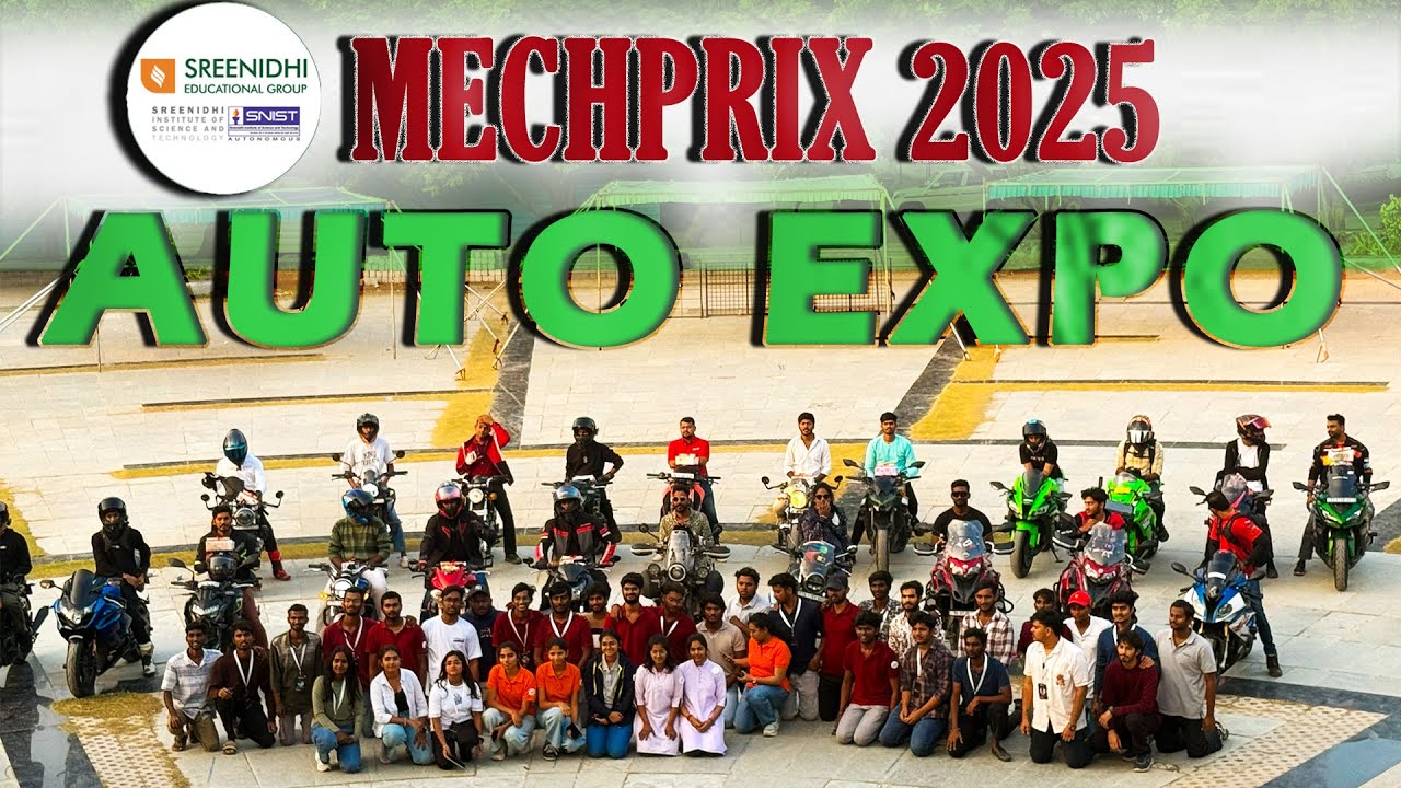 SNIST MECHPRIX 2025 AUTO EXPO🔥❤️🏍️
