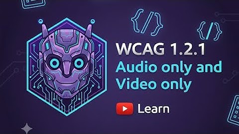 1.2.1 Audio only and Video only (Prerecorded) Explained