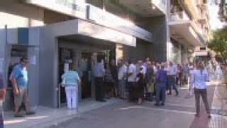 Queues as banks prepare to reopen in Athens
