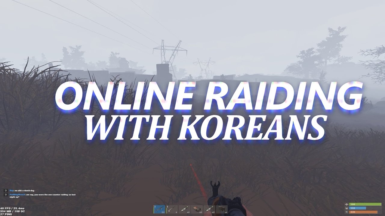 Online Raiding With Koreans - Rust Raid | Highlights