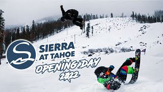Sierra At Tahoe Opening Day After Long Recovery From FIRE!