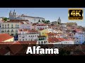 【4K】Alfama Walking Tour Lisbon Portugal - Part 3/3