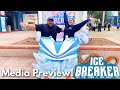 Ice Breaker Media Preview Day! Ice Breaker Roller Coaster First Reactions! SeaWorld Orlando!