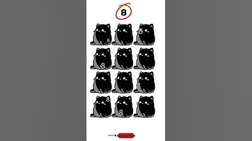 Come on, find out how many number 8s there are in the picture #short #quiz #braintest