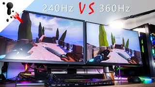 ASUS ROG Swift 360Hz PG259QN vs BenQ ZOWIE XL2546K Side-by-Side