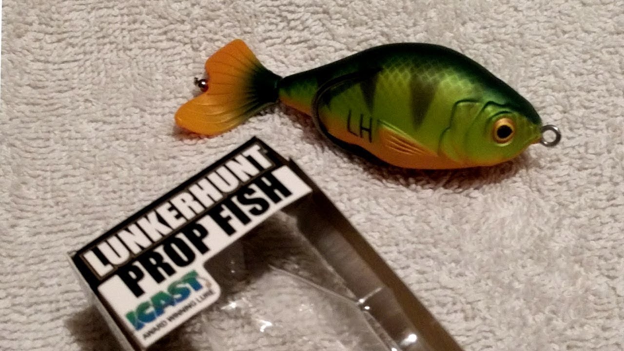 LunkerHunt TopWater Prop Baits for Bass Award Winning Fishing Lure
