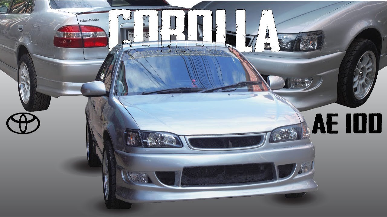 Toyota Corolla AE111, модифицированная обвесами в стиле Chaser. Создано @EliteMotorss.