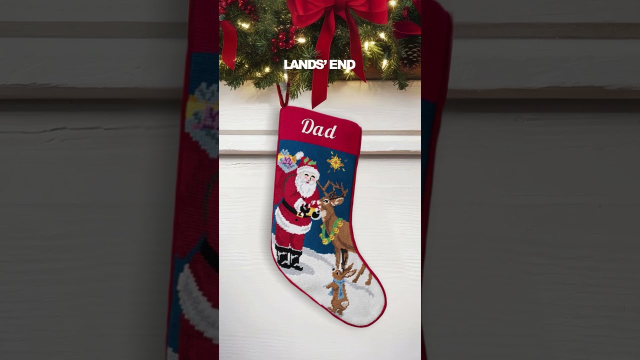 Lands’ End® Santa Stocking