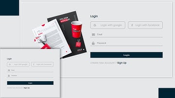 How to create a responsive login form using HTML and CSS only.