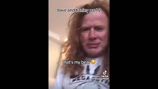 hanley and dave are so cute #megadeth #davemustaine #hanleymustaine #hanley #megadethfans