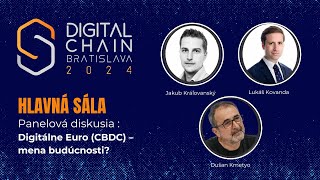 Digitálne Euro (CBDC) - mena budúcnosti? (Záznam DigitalChain 2024)