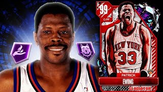 DARK MATTER PATRICK EWING GAMEPLAY!! I DON'T GET WHY IS EVERYONE HATING ON PAT IN NBA 2K24 MyTEAM??