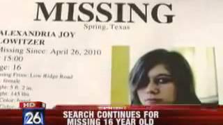 KRIV  Search Continues for Missing 16 Year Old