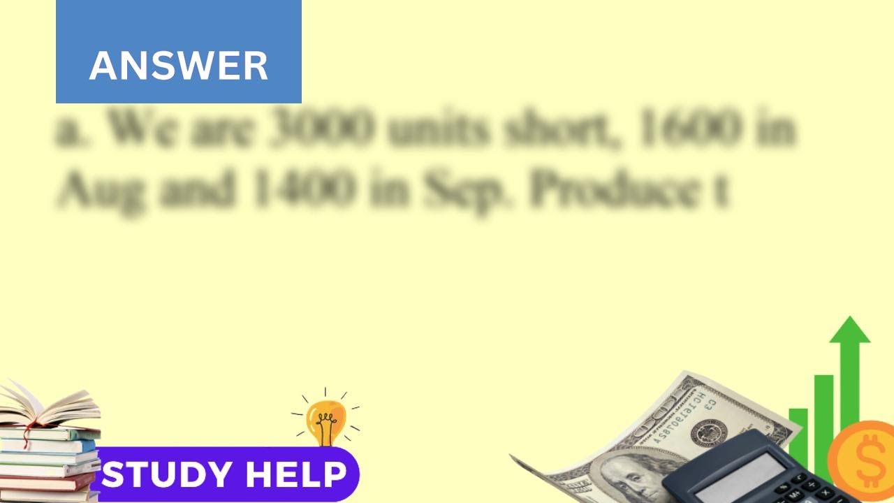 A small distiller produces whisky The salesperson has developed the following forecasts for deman...