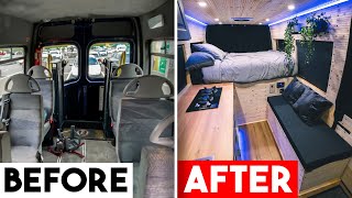 VAN CONVERSION TIMELAPSE  START TO FINISH | VANLIFE