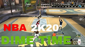 Best Sharpshooting Facilitator on NBA 2K20 DIME TIME!