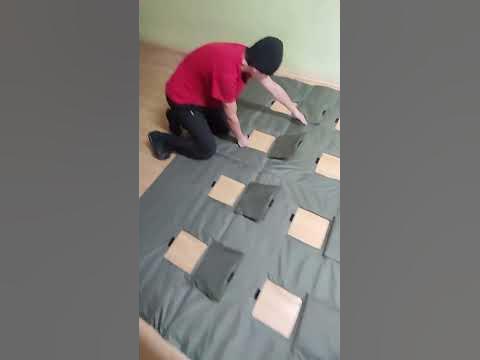 240х240 Пол под палатку на заказ - YouTube