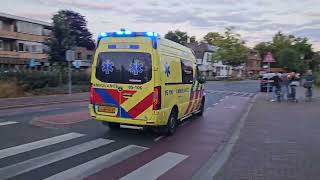 Ambu 05-106 met A1 Spoed naar Reanimatie te Losser