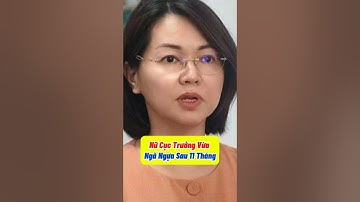 Nữ Cục Trưởng Vừa Ngã Ngựa Sau 11 Tháng