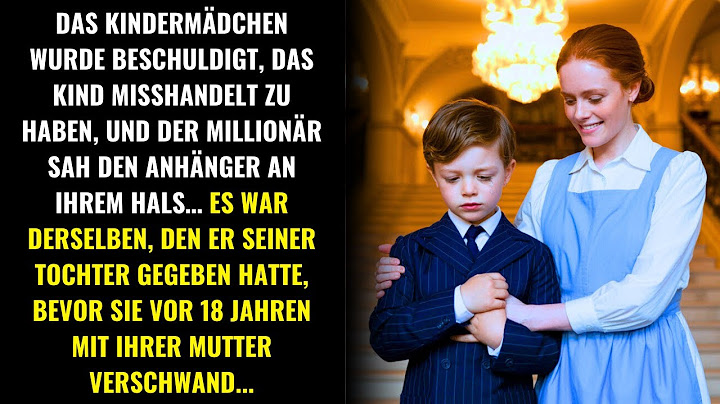 DER MILLIONÄR SAH DEN ANHÄNGER SEINER VERSCHWUNDENEN TOCHTER AN DER KINDERMÄDCHEN...