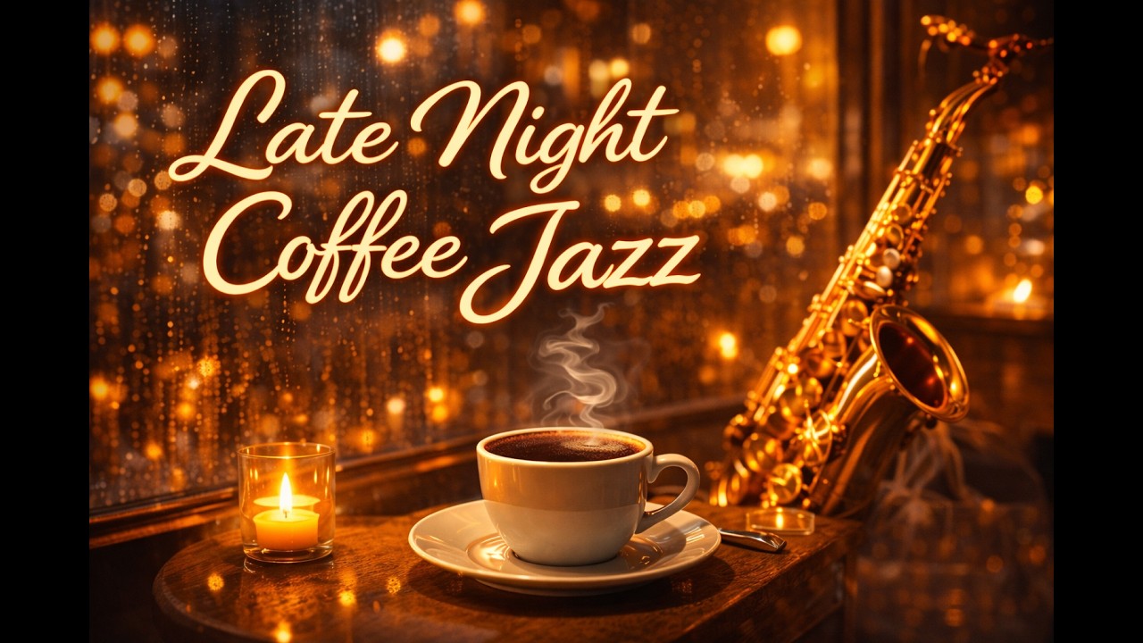 Late Night Coffee Shop Jazz ☕ Smooth Relaxing Jazz Music for Study ...
