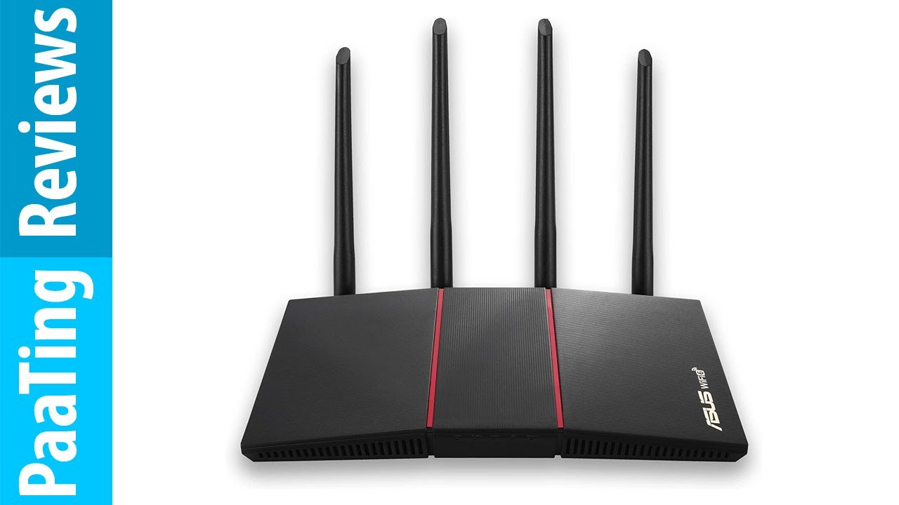 ASUS RT-AX55 AX1800 Dual Band WiFi 6 Gigabit Router (Review) - YouTube