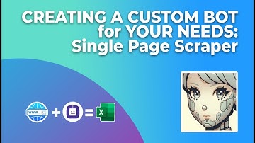 CUSTOMIZABLE BOT for SCRAPING SINGLE PAGES | NO CODE BOT BUILDER | THE BEST AI BOT CREATOR SOFTWARE