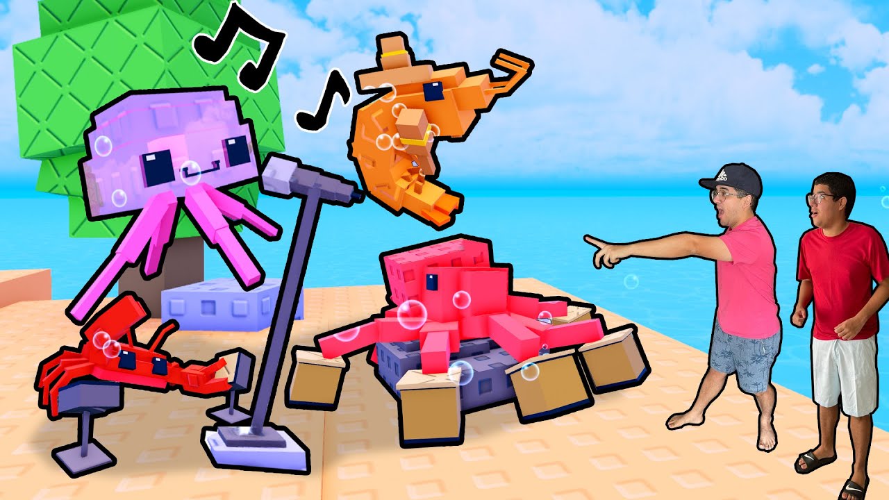 CRIAMOS UM EXÉRCITO DE ANIMAIS AQUÁTICOS CANTORES E DANÇARINOS!