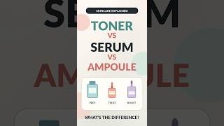 Toner vs Serum vs Ampoule: What’s the Difference? ✨