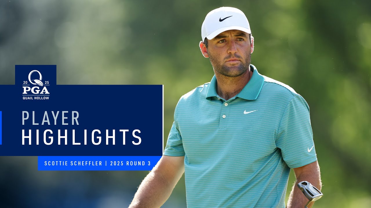 Scottie Scheffler Shoots Breathtaking 6-Under 65 | Round 3 Highlights | 2025 PGA Championship