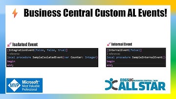 🛠️ How to Create Custom Events in Business Central AL Code {Part 2}