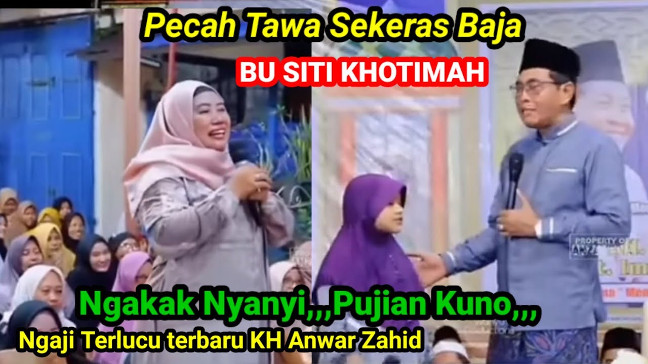 PECAH TAWA BIKIN NGAKAK ❗PUJIAN KUNO NYANYI - NGAJI  KH ANWAR ZAHID