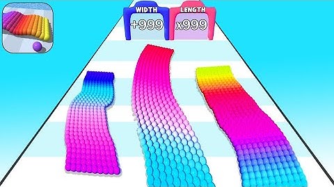 Satisfying Mobile Game: Count Masters ||Ball Run 2048|| Roof Rails Cube Surfer, Brick Builder...